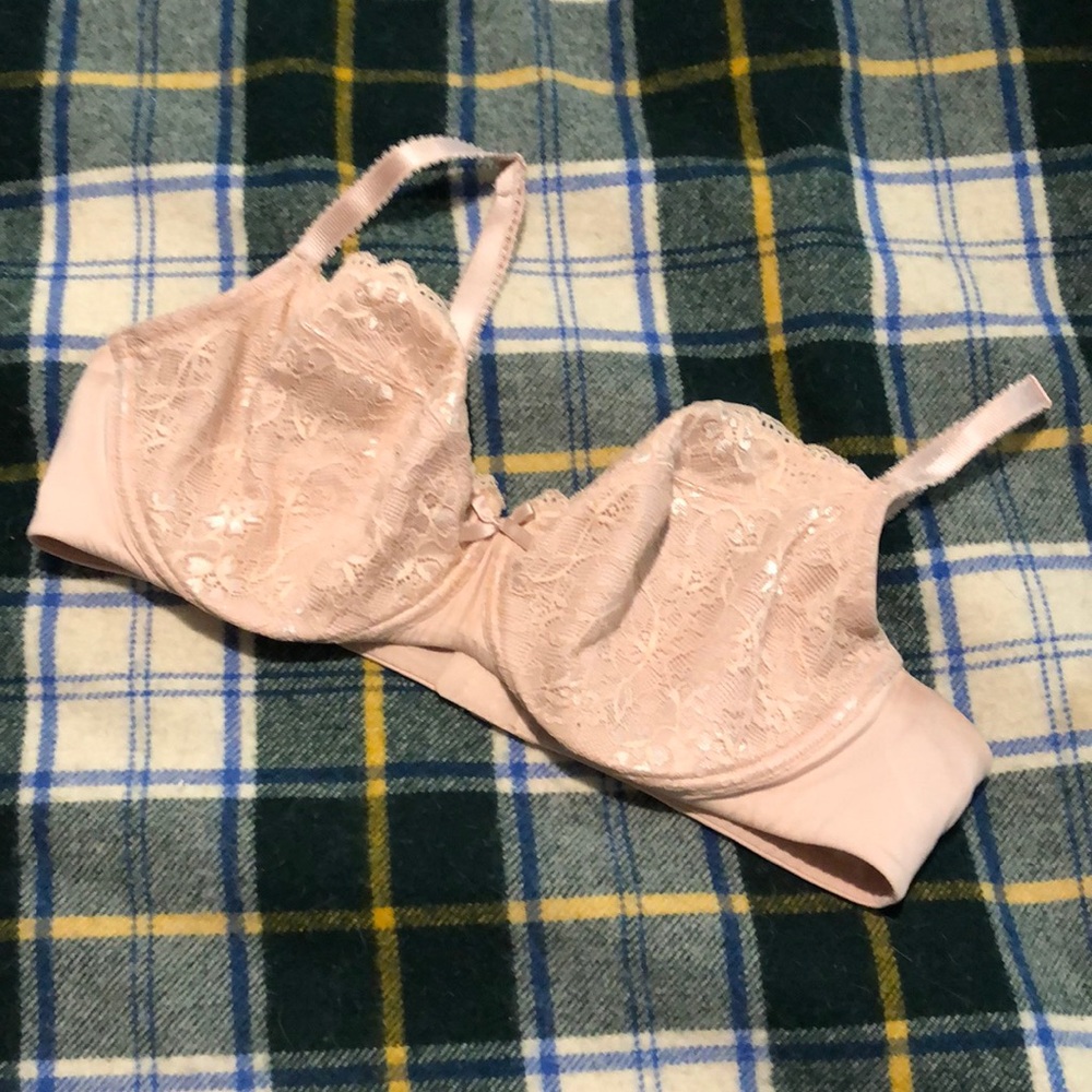 Torrid unlined blush bra 40DD